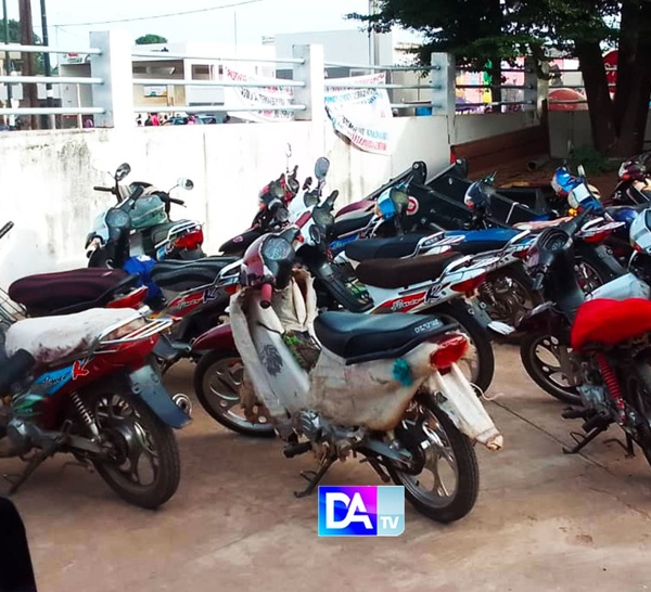 Kaolack- Vol de Moto Jakarta et recel: 7 individus interpellés par la Police