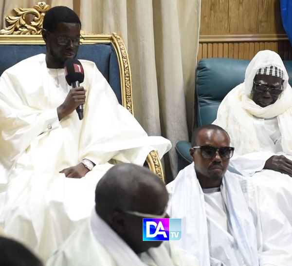 TOUBA - Diomaye présentant ses condoléances au Khalife : « Vos conseils , ces derniers jours,  nous les avons écoutés , compris et appliqués et ils nous ont beaucoup servi »