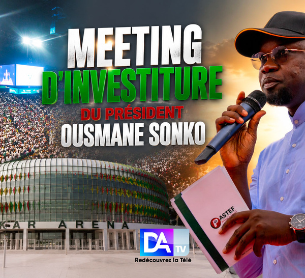 [🔴 DIRECT] DAKAR ARENA: Meeting d’investiture du Président de PASTEF Ousmane SONKO