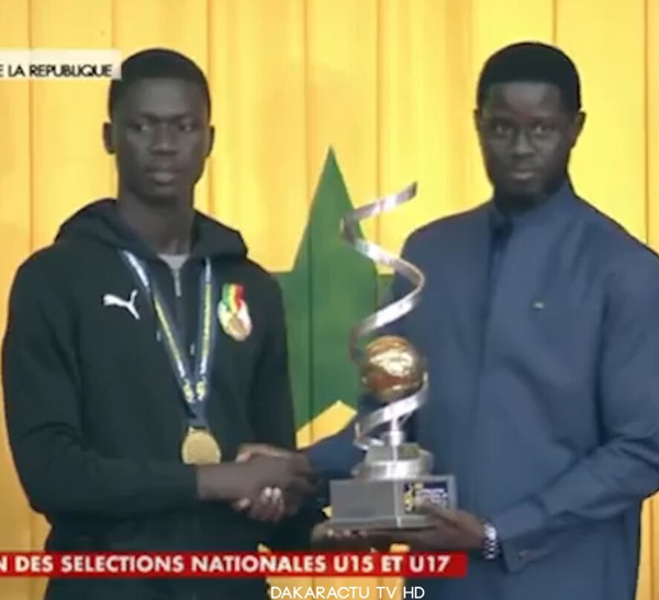 Les U15 face au Président Diomaye Faye : « Nous dedions cette victoire à toute la jeunesse … »