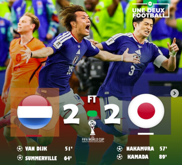 Coupe du monde 2026 : Pays Bas  vs Japon (2-2), un choc incandescent décidé dans les dernières secondes