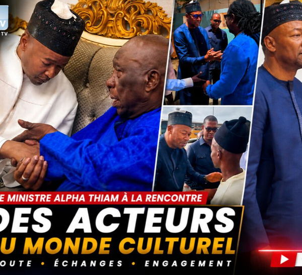 Ministère de la Culture, du Tourisme et de l’Artisanat : Alpha Thiam à la rencontre des acteurs culturels dont les chanteurs  Youssou Ndour et Wally Seck