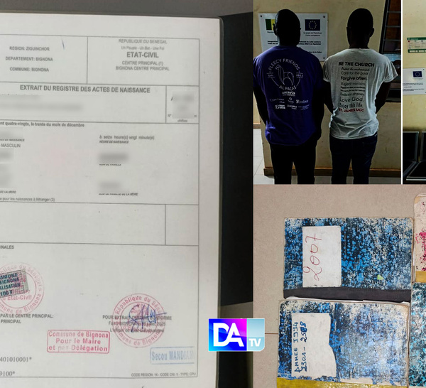 Ziguinchor : un présumé réseau de fausses identités et d’escroquerie de plus de 43 millions FCFA démantelé