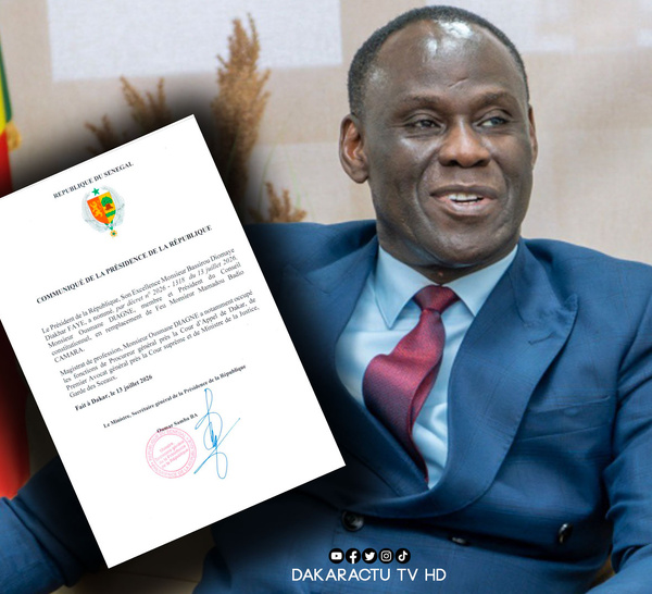 Conseil constitutionnel/Décret présidentiel  : Ousmane Diagne nommé président en remplacement de feu Mamadou Badio Camara