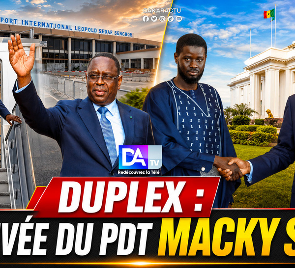 🔴 DIRECT / DUPLEX Aéroport LSS–Palais – Retour de Macky Sall au Sénégal