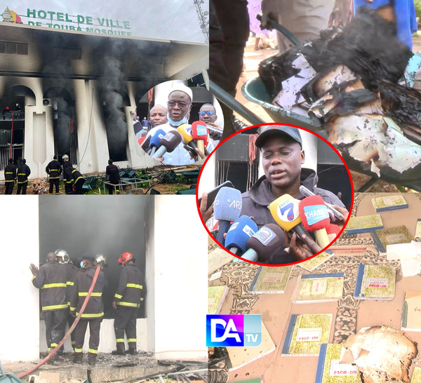 INCENDIE À LA MAIRIE DE TOUBA-  L’essentiel du matériel logistique calciné, un magasin contenant des produits de nettoiement brûlé et des archives perdues… Des millions partis en flamme