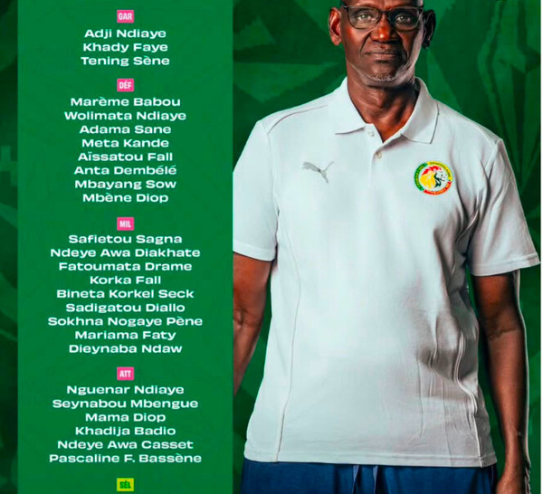 CAN féminine Maroc 2026 : les 26 Lionnes officiellement retenues pour défendre les couleurs du Sénégal