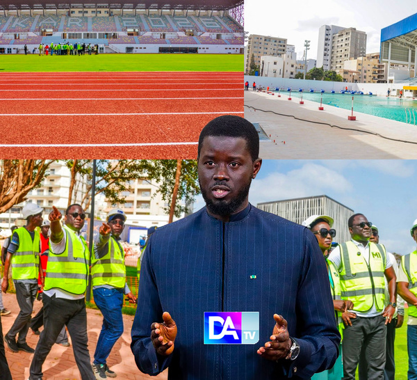 JOJ Dakar 2026 : Le PR Diomaye Faye réceptionne la Piscine olympique et le stade Iba Mar Diop ce samedi
