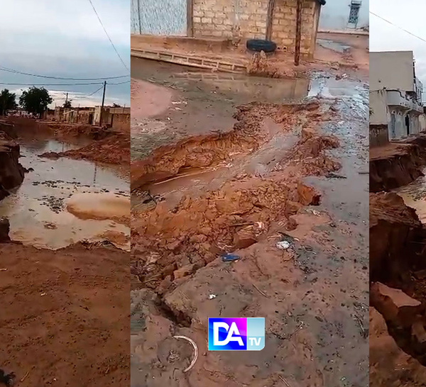 TOUBA- NGUIRANÈNE/  La crainte d’un drame avant le Magal a cause de  ces « excavations » géantes qui menacent les maisons…Cri de  cœur des populations