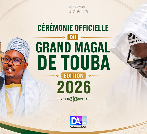 🔴 DIRECT / TOUBA | CÉRÉMONIE OFFICIELLE DU GRAND MAGAL DE TOUBA 2026