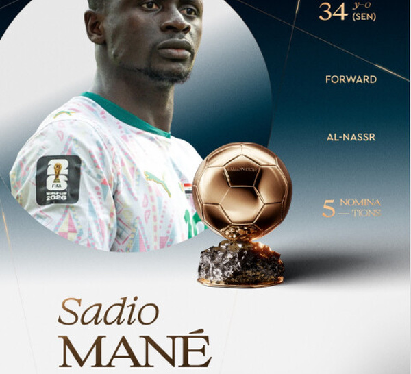 BALLON D’OR 2026 : Sadio Mané parmi les géants, Édouard Mendy nommé gardien de l’année