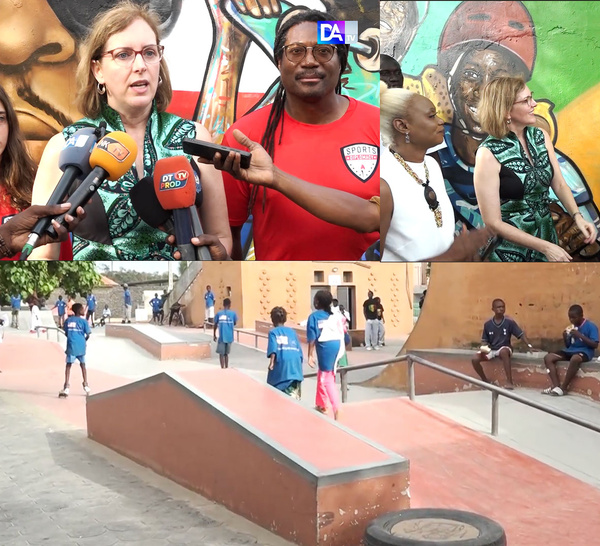 Skateboard : les États Unis partagent leur expertise avec les jeunes Sénégalais