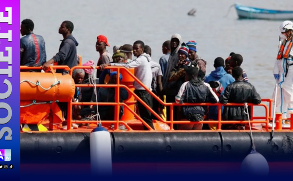 Immigration irrégulière: 127 migrants dont 9 femmes partis du Sénégal, sauvés par la marine espagnole