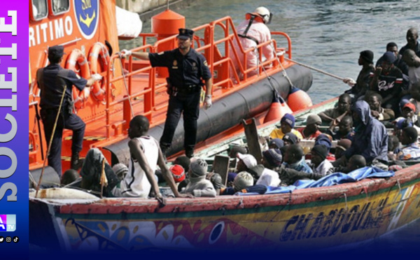 Espagne: Un autre convoi arraisonné avec un total de 280 migrants clandestins sortis du Sénégal