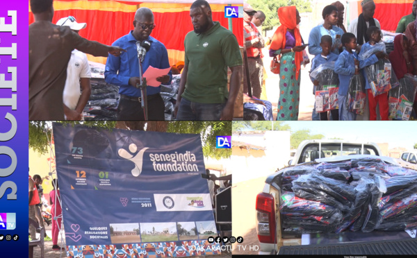 Aide sociale à Mbane : SWAMI AGRI sous l'égide de la Fondation SENEGINDIA débourse 1.274.000 FCFA pour les élèves de la commune