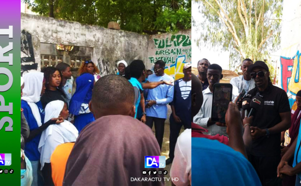 KOLDA : Aliou Cissé (coach équipe nationale), ambassadeur de l'UNICEF auprès des enfants, des ados...