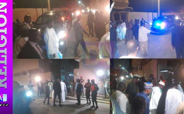 Tivaouane : Le PR Bassirou Diomaye Diakhar Faye vient d'arriver chez le khalife général Serigne Babacar Sy Mansour 