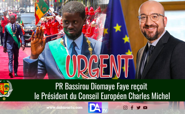[ 🛑DIRECT ] Palais : PR Bassirou Diomaye Faye reçoit le Président du Conseil Européen Charles Michel