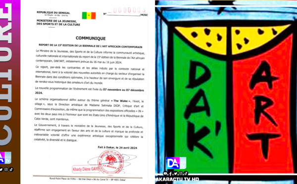Culture: Report de la 15e édition de la Biennale de l'Art africain contemporain " DAKAR'ART"