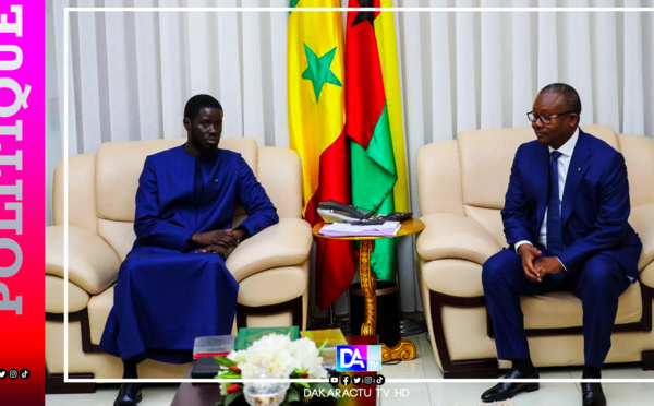 Guinée Bissau / Consolidation des relations de bon voisinage :  "De mon côté, je ferai tout pour qu'on puisse continuer dans la même dynamique!" (Umaro Sissoco Embaló)