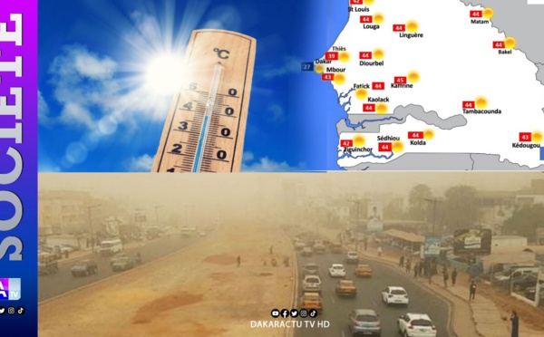 Canicule au Sénégal : L’ANACIM annonce une forte chaleur dans plusieurs régions