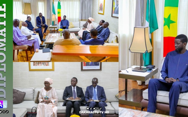 Visite au Nigeria : Le président Bassirou Diomaye Faye a reçu le président de la commission de la Cedeao