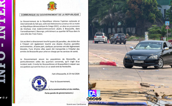 Tentative déjouée de coup d'Etat à Kinshasa: un obus est tombé à Brazzaville