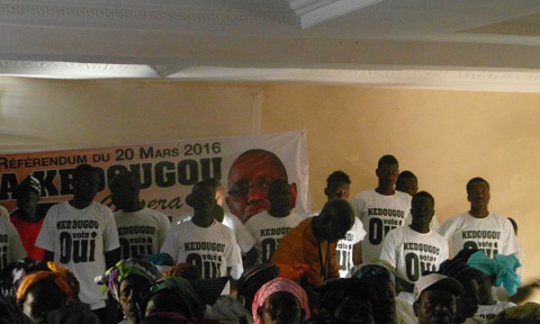 Ouverture à Kédougou de la Campagne pour le référendum : Une lecture du Saint Coran suivie d’un grand meeting pour le triomphe du « Oui »