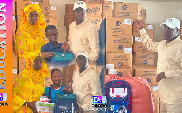 Abdou Karim Sall vole au secours des élèves de Mbao avec un don de 13 millions F CFA en fournitures scolaires