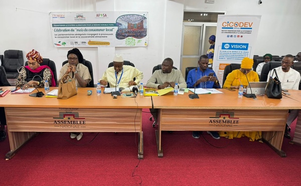 Célébration du mois du consommer local : CICODEV et les parlementaires unis pour la souveraineté alimentaire et le contrôle du système de production et alimentaire