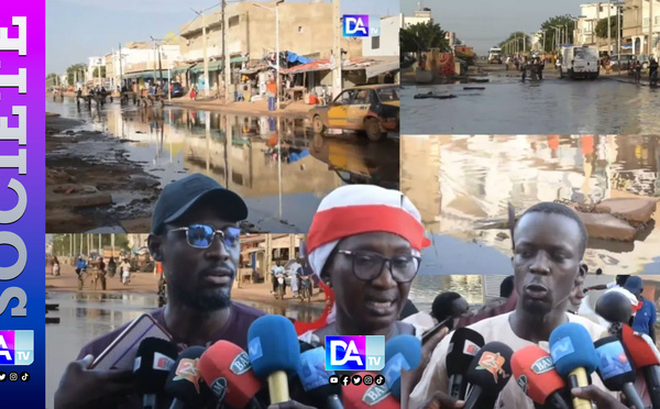 Kaolack : Colère des habitants contre le ruissellement d’eaux usées sur l'axe Médina Baye – Thioffack