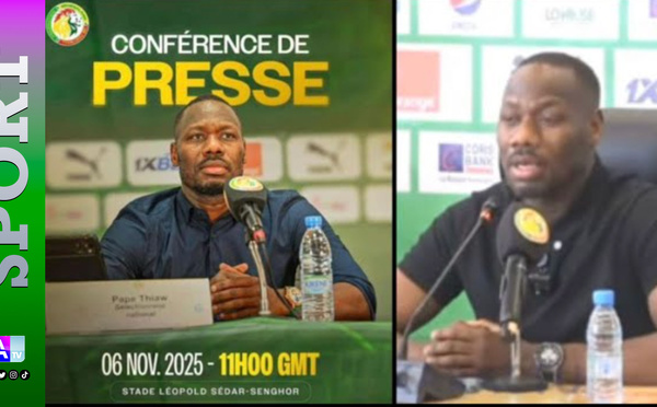 Equipe National de Football: Le sélectionneur National Pape Thiaw face à la presse