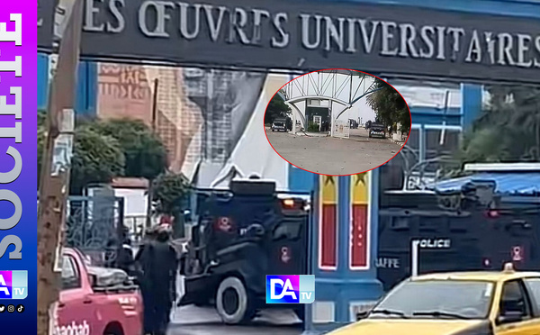 UCAD: Les fourgonnettes franchissent la porte de l’Université ce matin… alerte maximale au campus social