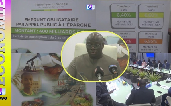 L’offensive des 400 milliards : le Sénégal mise sur la confiance des épargnants
