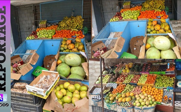 [Reportage] Mermoz : Au cœur du quartier, des vendeurs de fruits racontent leurs réalités entre courage, débrouille et espoir