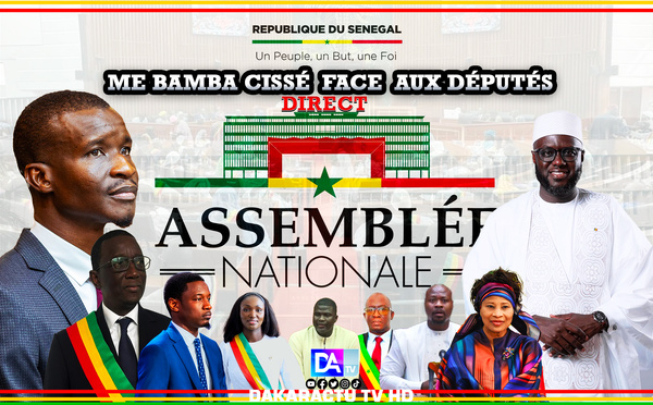 [🛑DIRECT] Assemblée Nationale : Examen du Projet de Budget du Ministère de l'intérieur avec Me Bamba Cissé