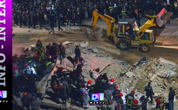 Maroc: 22 morts dans l'effondrement de deux immeubles, dont l'un accueillait une fête