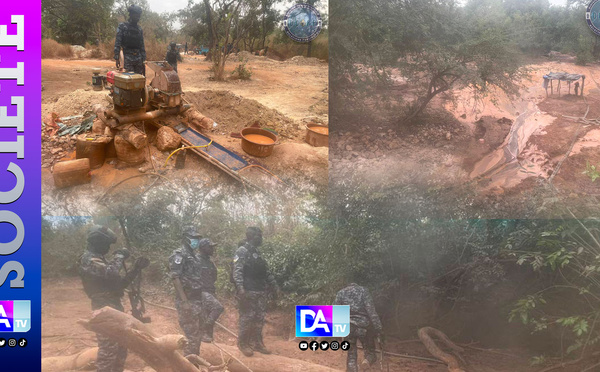 Lutte contre l’exploitation illégale des ressources minières : la Légion de gendarmerie de Kédougou démantèle un important site clandestin