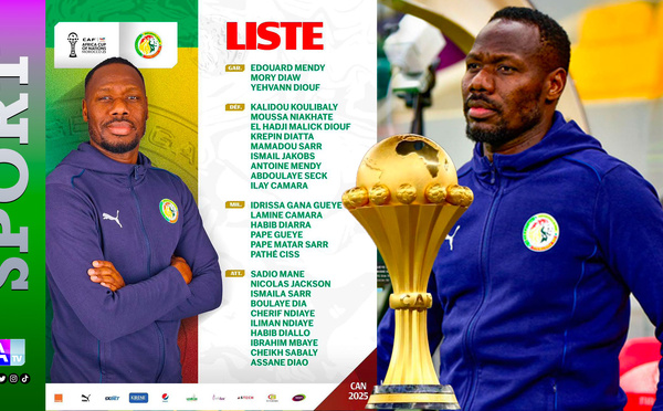 Can 2025 : Publication de la liste des Lions du Sénégal  par le coach  Pape Thiaw