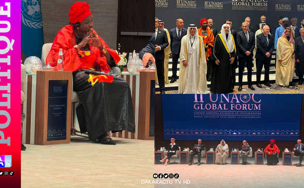 Arabie Saoudite : Aminata Touré a participé au Forum de l’Alliance des Nations Unies pour les Civilisations