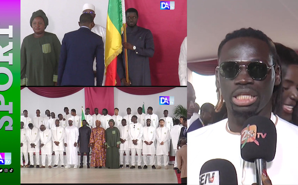 Remise du drapeau aux Lions : la réaction de Pathé Ciss