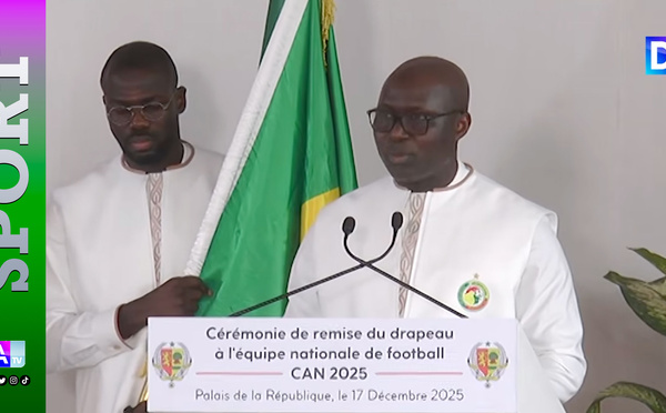 « Nous ne partons pas pour figurer… » : le serment de Abdoulaye Fall aux lions devant le président