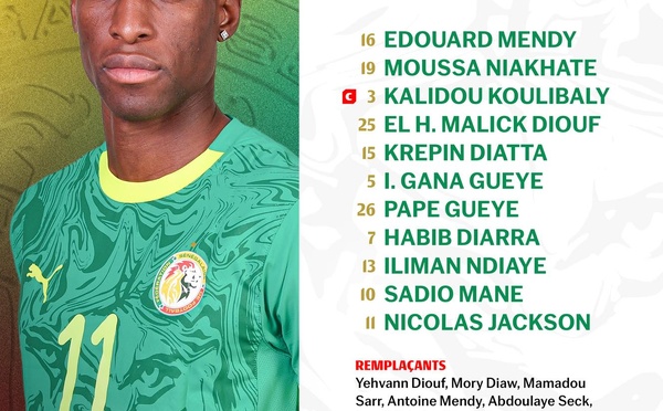1/2 Finale-CAN 2025 : le Sénégal dévoile son onze de départ face à l’Égypte