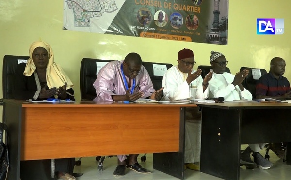 Thiès : Le conseil de quartier de la Zac Nord Nguinth officiellement installé
