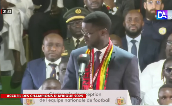 « Vous avez offert un repère à toute une nation » : Le message du Chef de l’État portant la voix d’un Sénégal uni, qui célèbre ses Lions champions d’Afrique