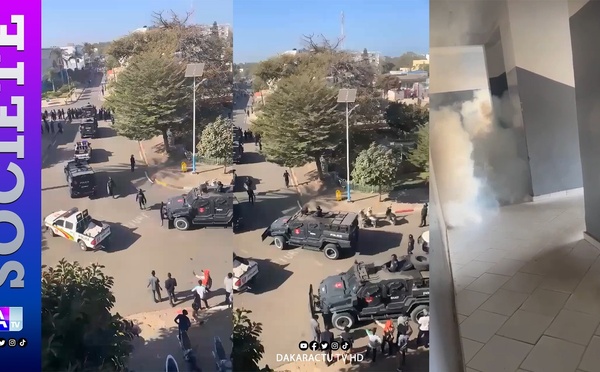 Tensions à l’UCAD : les Forces de défense et de sécurité de nouveau présentes sur le campus