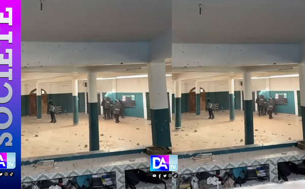 Affrontements à l’UCAD : La mosquée de l’université atteinte par des tirs de grenades lacrymogènes