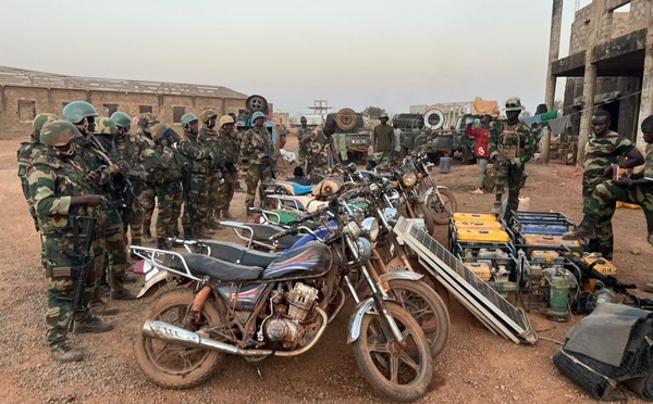 Armée : Démantèlement de deux sites d’orpaillage clandestin dans le département de  Saraya