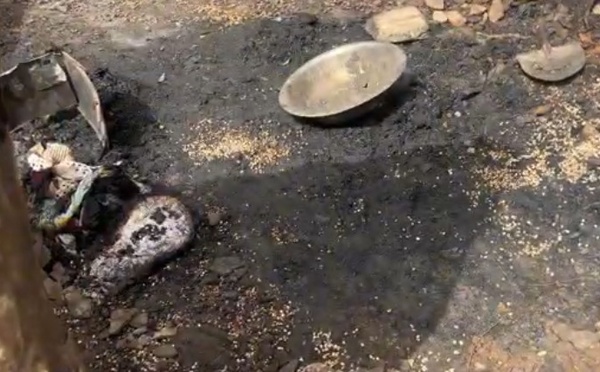 Missirah Wadène : Un incendie réduit en cendre 3 maisons et des stocks de vivres à Mbaye-Mbaye
