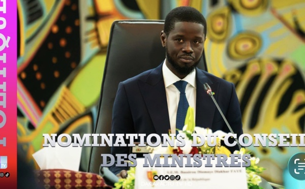 Les nominations en conseil des ministres du Mercredi 18 Février 2026